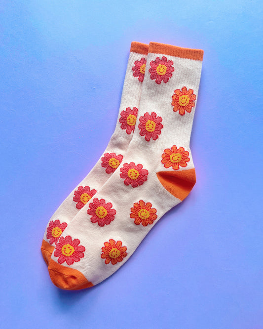 Happy Flower Socks