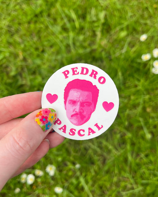 Pedro Pascal Vinyl Sticker