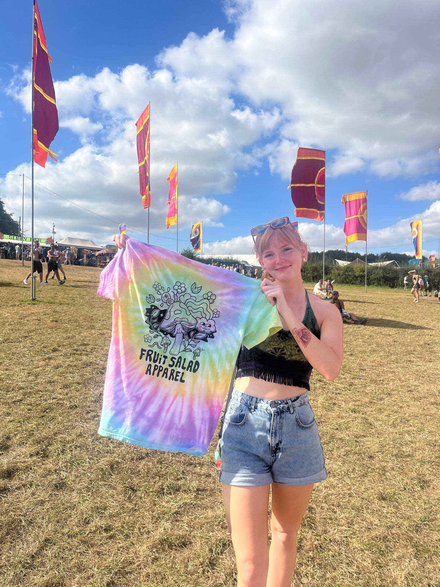 Tie Dye Unisex Mushroom T-Shirt