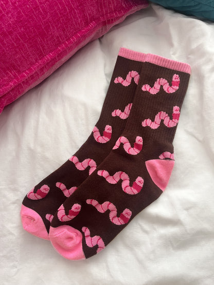 Silly Worm Socks