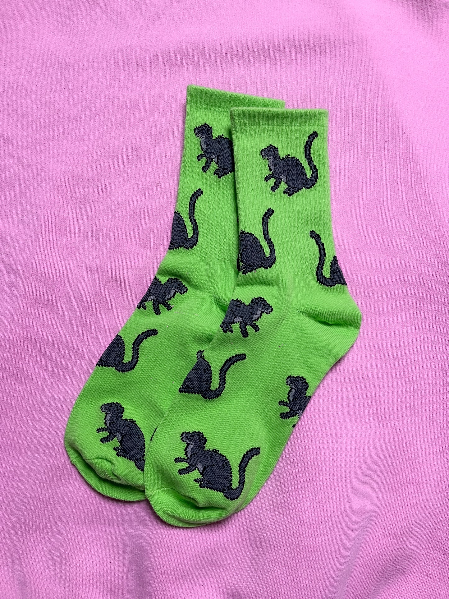 Green Brat Rat Socks