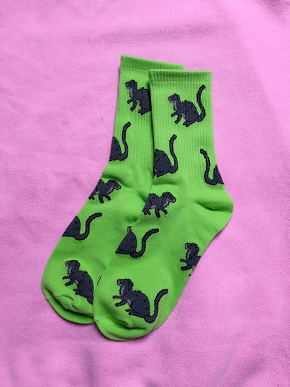 Green Brat Rat Socks