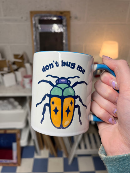 Don't Bug Me Beetle Ceramic Mug