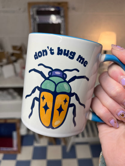 Don't Bug Me Beetle Ceramic Mug