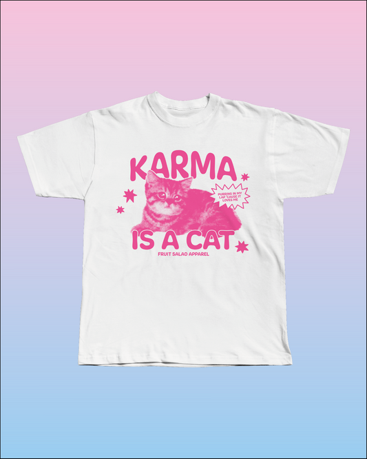 Karma is a Cat Taylor Swift Lyric T-Shirt